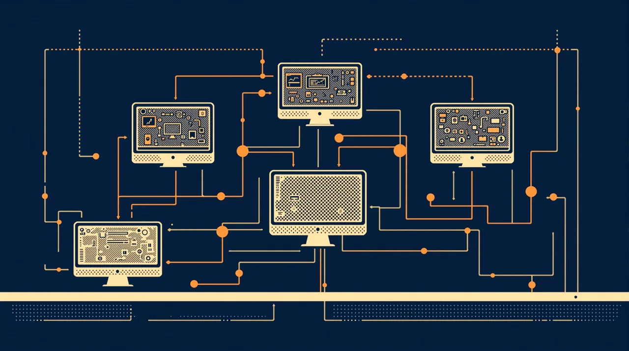 AI dev tools in 2026: Claude Code, Cursor, Windsurf, Copilot, Aider, which one for which engineer -- line-art illustration
