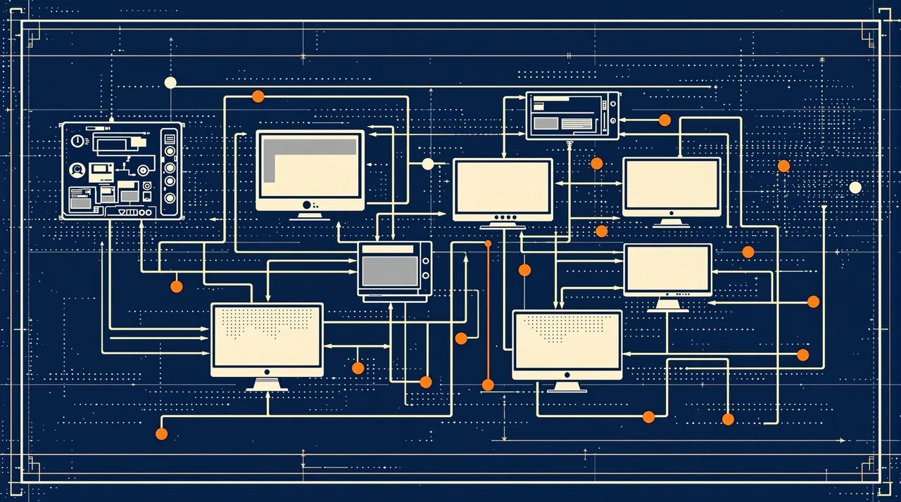 Best HIPAA-Compliant Web Development Agencies (2026) -- line-art illustration