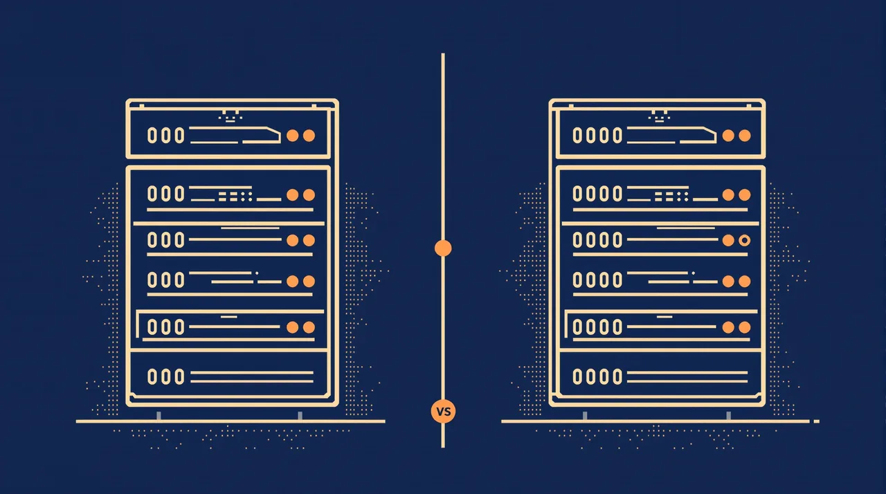Cloudflare Pages vs Netlify (2026): Which Host Wins -- line-art illustration