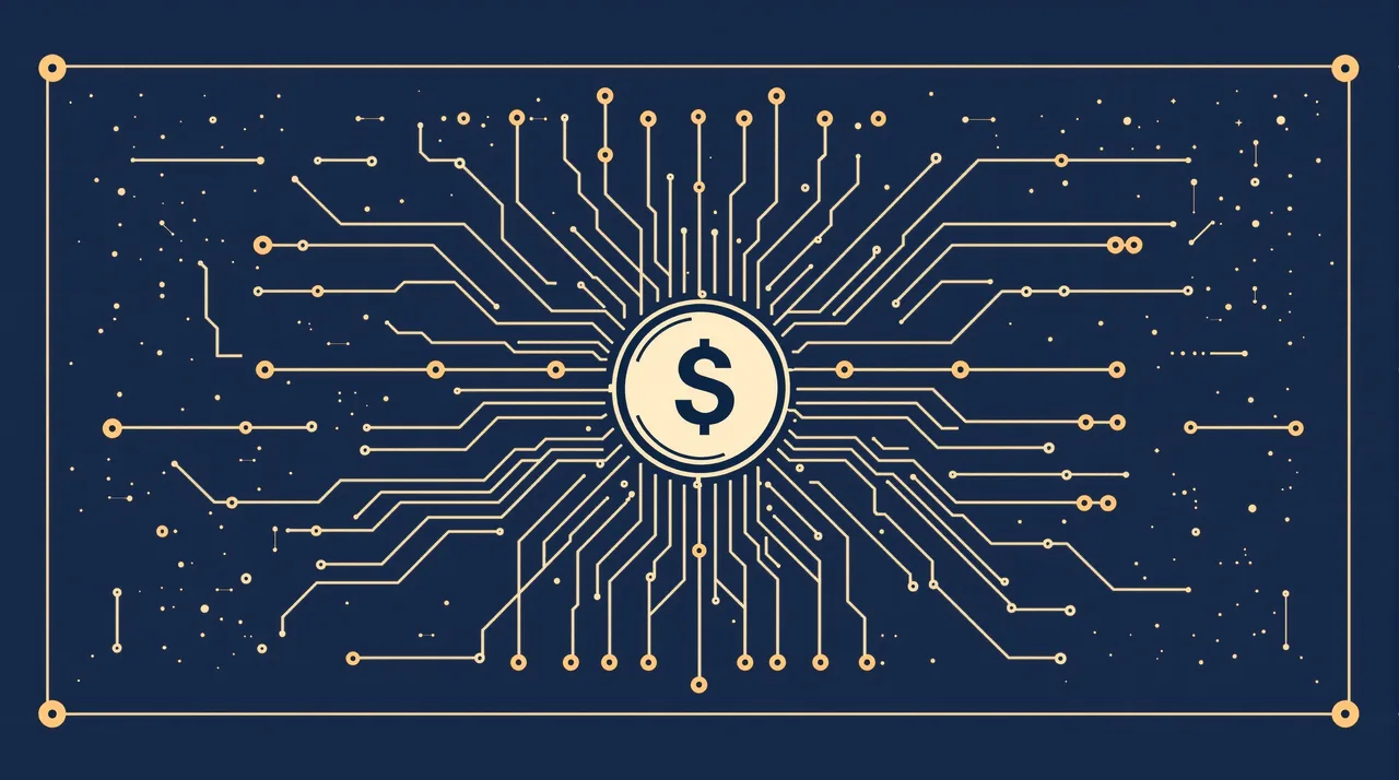 DAM Empresarial em 2026: Custos, Escolhas e Por Que Falha -- ilustração em arte linear