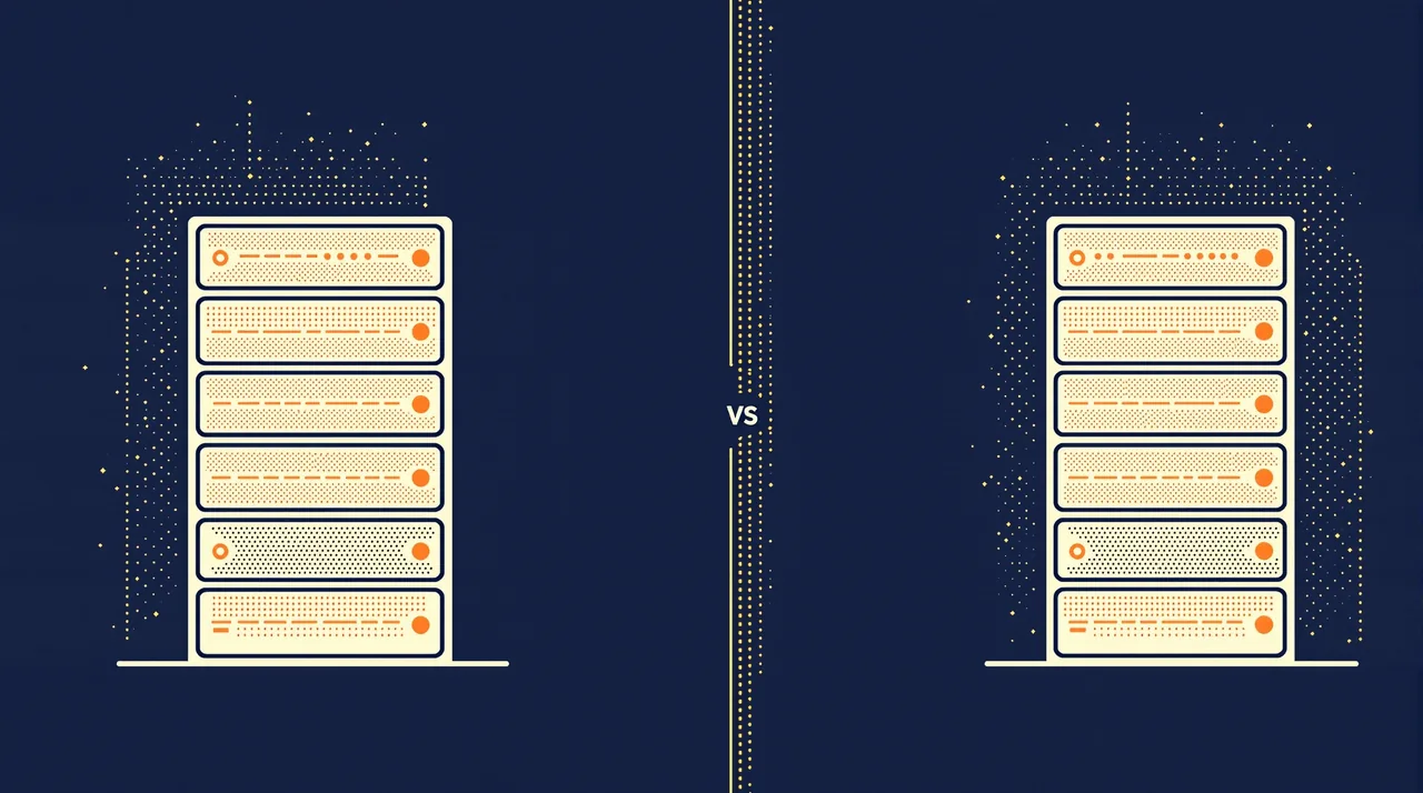 llms.txt vs robots.txt: how they differ and when you need each -- line-art illustration