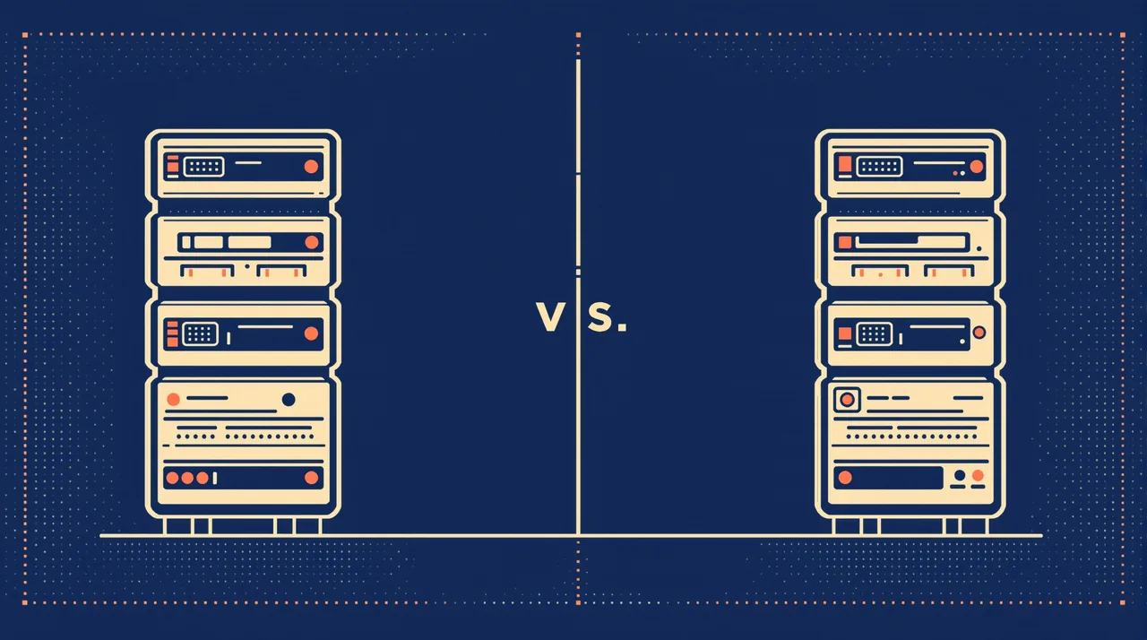 Resend vs SendGrid in 2026: modern DX versus enterprise scale -- line-art illustration