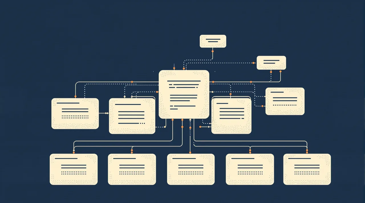 What is custom web development in 2026 -- line-art illustration